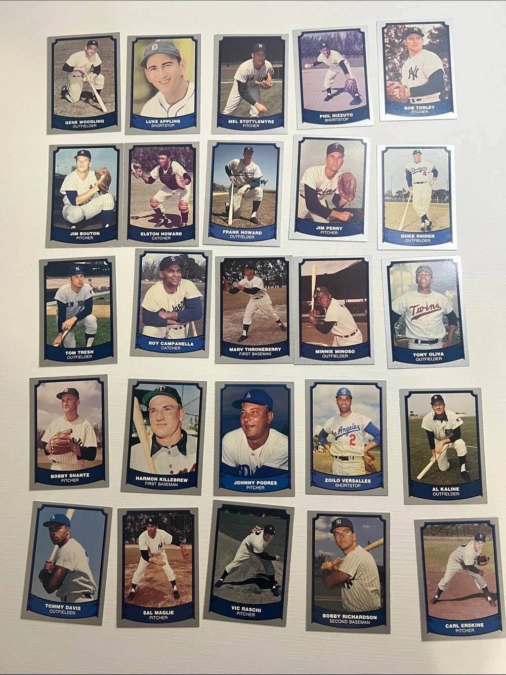 25 Vintage 1988 Pacific Legends Baseball Card Lot - Multi-Player Lot #9
